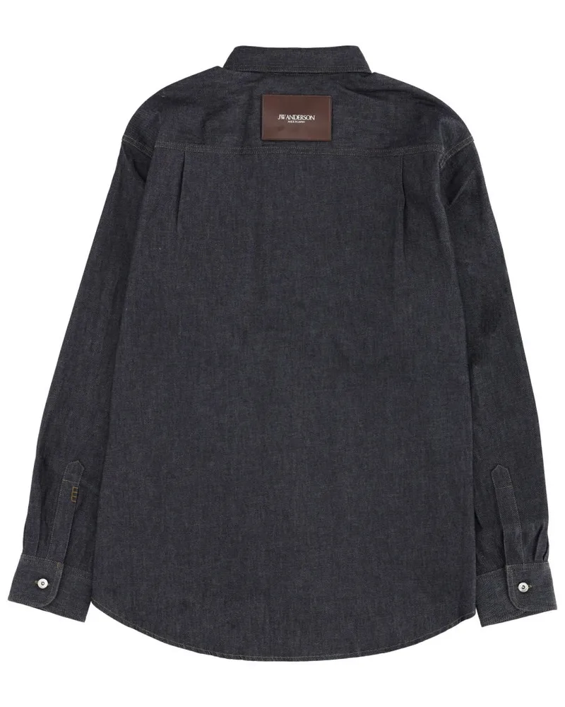 J.W.Anderson Oversized Denim Shirt — Blue Blue