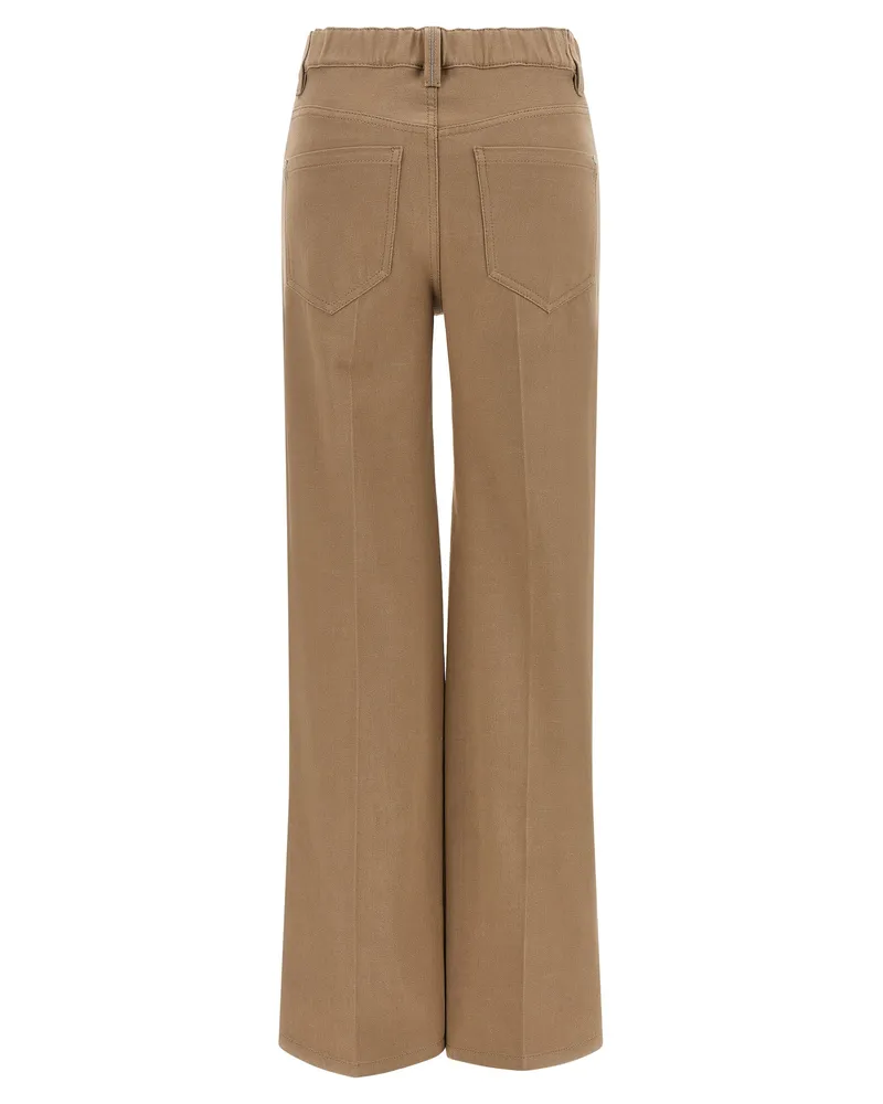 Brunello Cucinelli Women's Beige Cotton Jeans Denim Clothing Beige