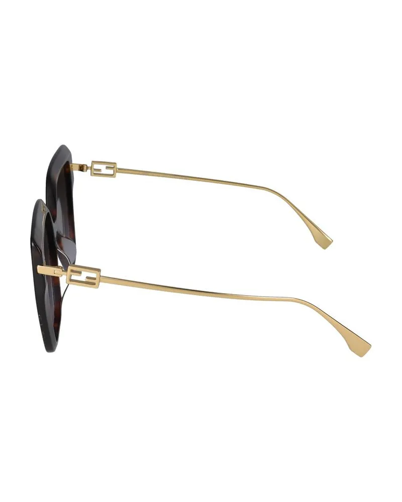 Fendi Unisex Sunglasses Maison  Fe40012u 55f 18-140 Standard Tortoiseshell