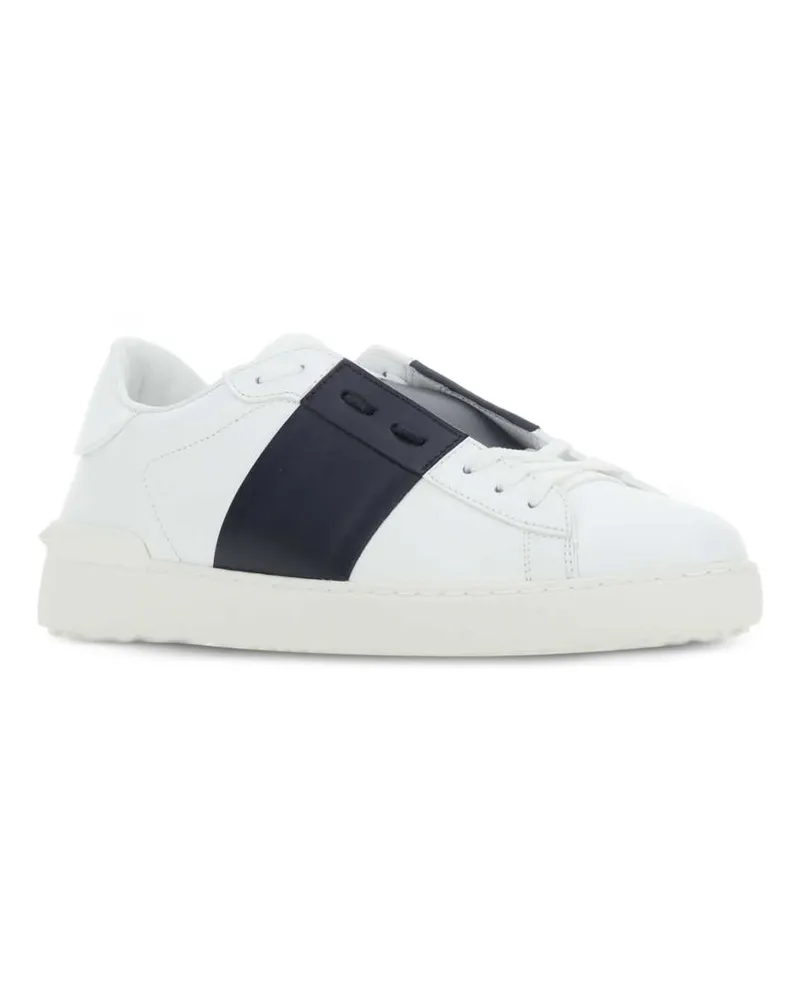 Valentino Garavani Colour-Block Leather Sneaker — White White