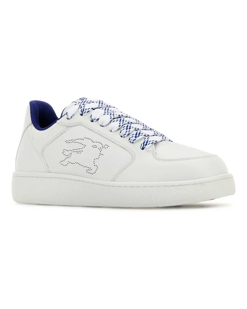 Burberry Women's White Leather Stock Sneakers White