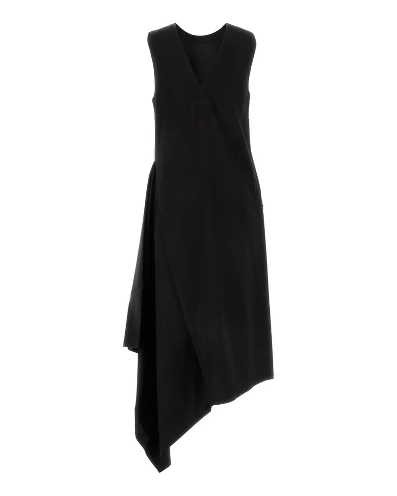 Uma Wang Women's Black Viscose Blend Aura Dress Exterior: Cotton Abiti Black