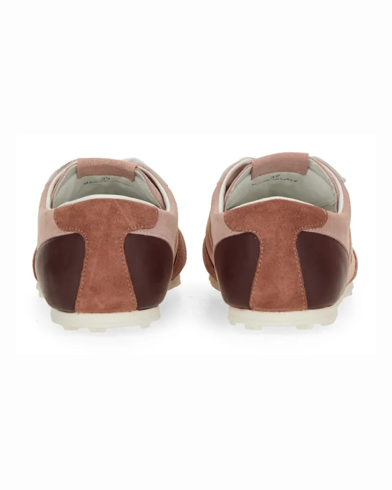 Marni Leather Sneaker — Beige Beige