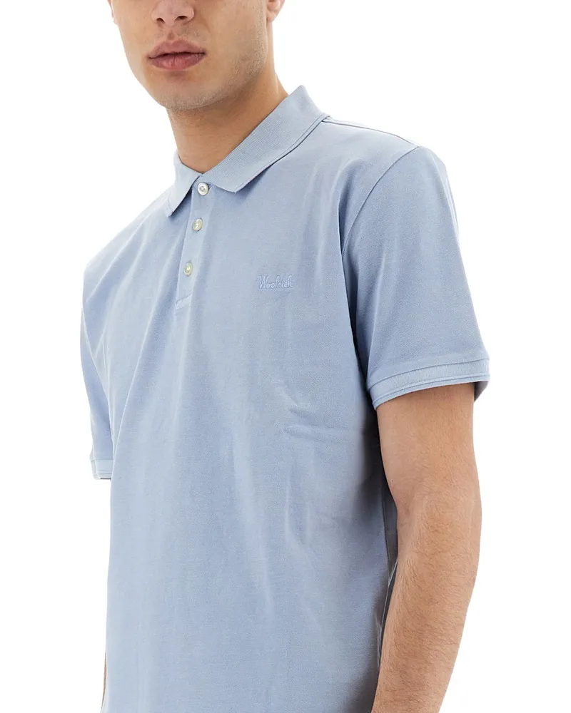 Woolrich Mackinack Polo Shirt — Blue Blue