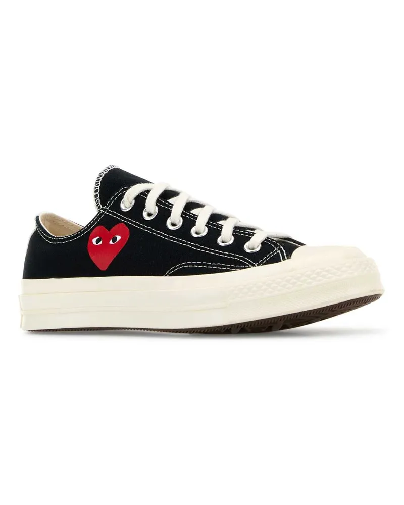 Comme des Garçons Women's Black Canvas Comme Des Garã§ons X Converse Sneakers Cotton Black
