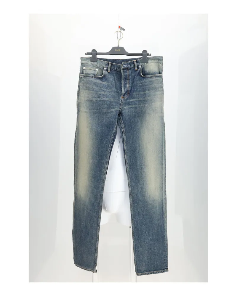 Dior Slim-Fit Denim Jeans — Blue Blue