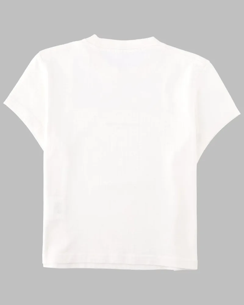 Alexander Wang Logo-Embellished Cotton T-Shirt — White White