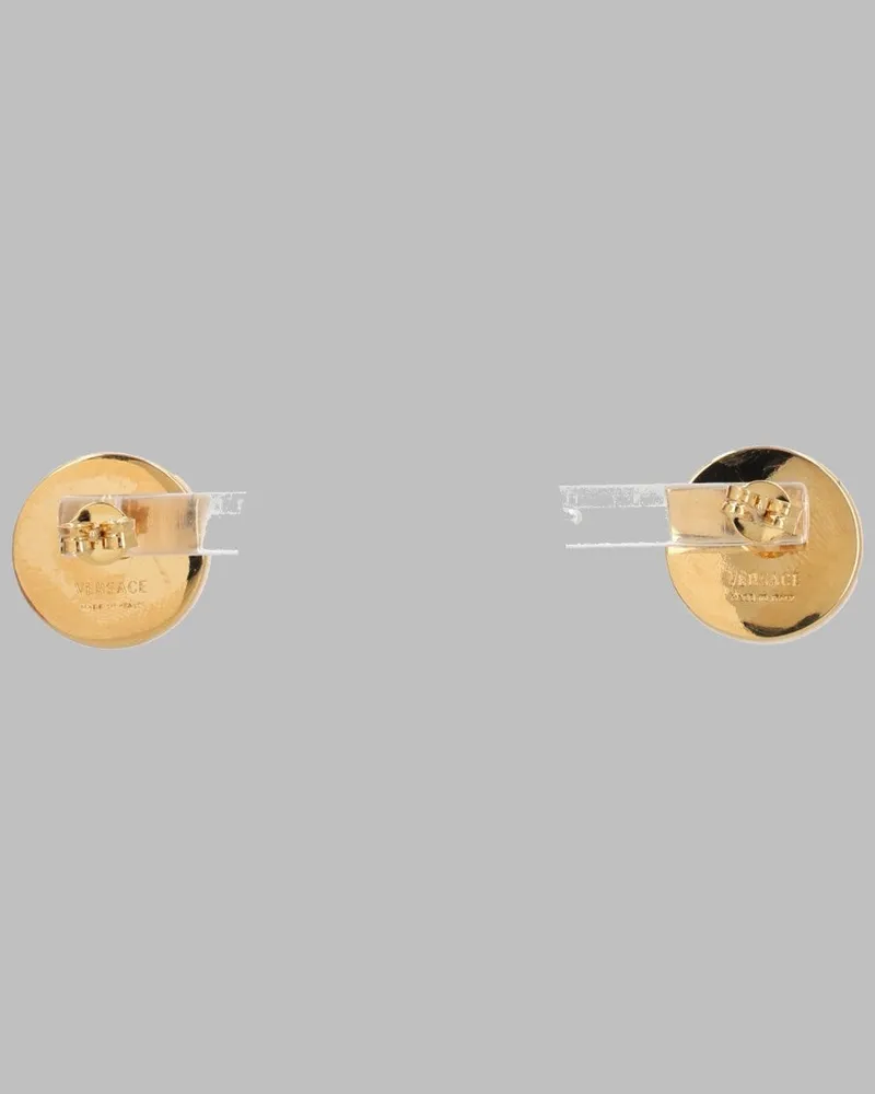 Versace Medusa Earrings — Gold Gold