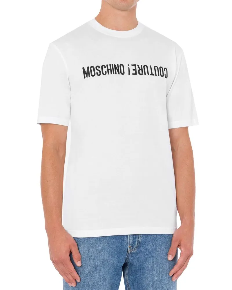 Moschino Men's White Cotton T-Shirt White