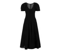 Women's Black Viscose Blend Dress Main Body : Abiti