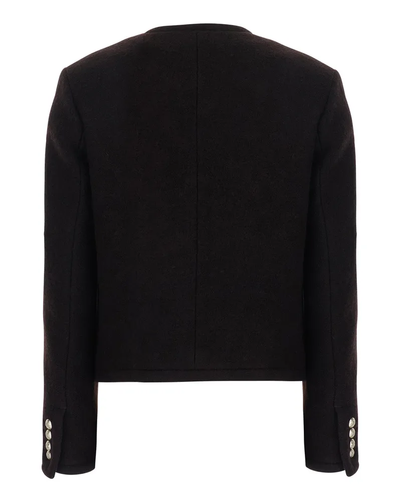 Dunst Wool Tweed Jacket — Black Black