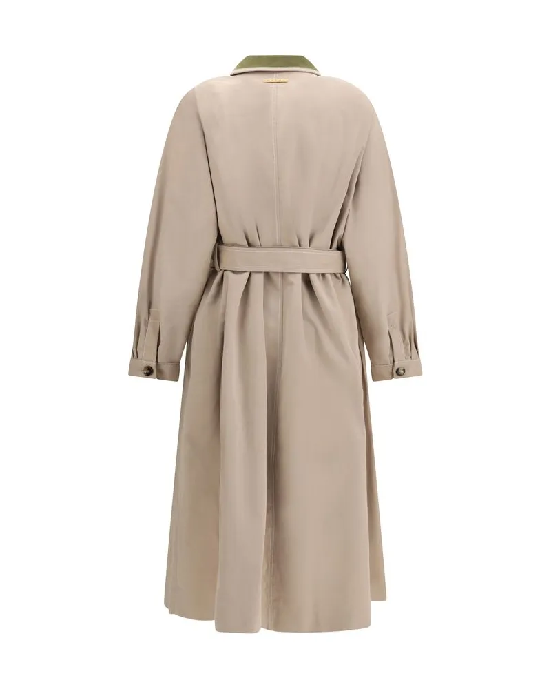 Marni Women's Multicolor Cotton Coat Clothing Beige