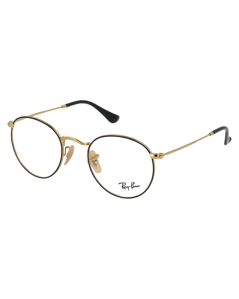 Ray Ban Unisex Sunglasses Round Metal 2991 Black-Gold Glasses & Frames Black/gold Black