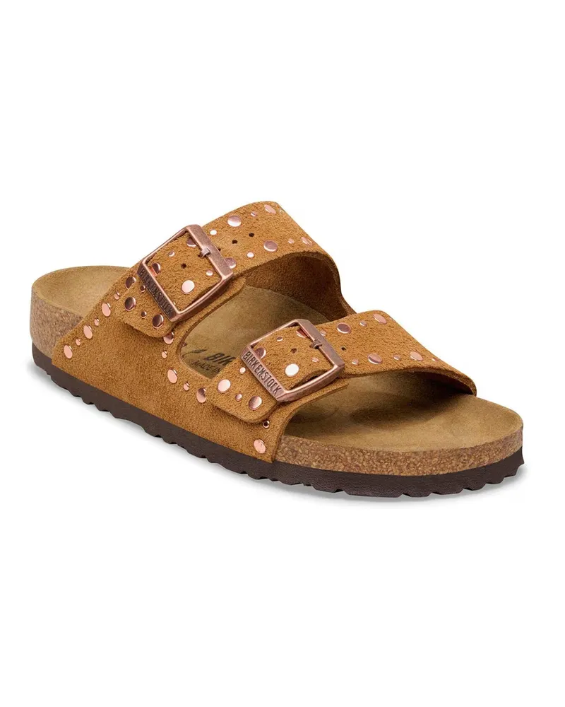 Birkenstock Women's Sandals Arizona Mink Slippers Flat Shoes Brown