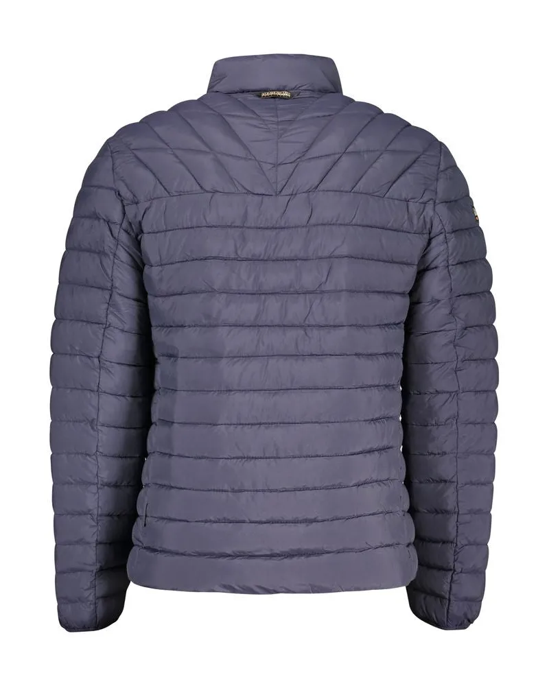 Napapijri Quilted Nylon Down Jacket — Blue Blue