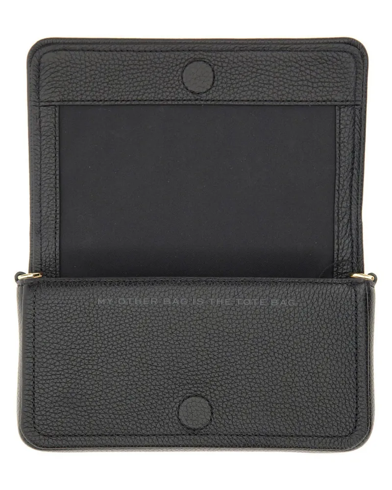 Marc Jacobs Women's Shoulder Bag The Mini Black Leather Cow Black