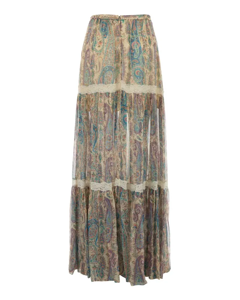 Etro X0804 Gonne Skirt Multicolor