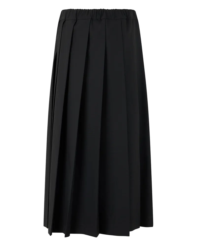 Fabiana Filippi Pleated Maxi Skirt — Black Black
