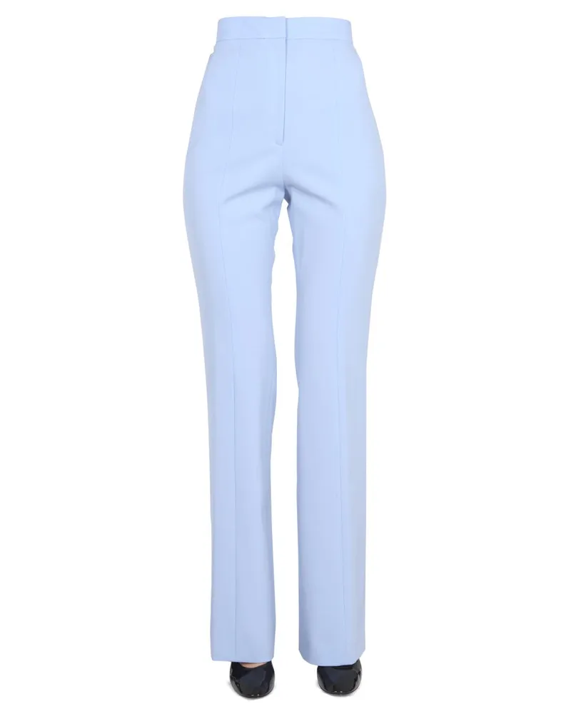Patou Virgin Wool Trousers — Azure Azure