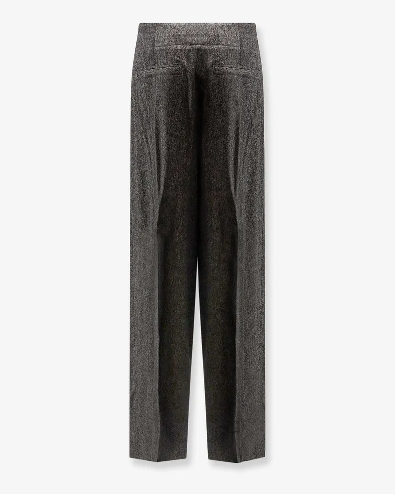 HUGO BOSS Women's Trousers Telda Grey Viscose Gray
