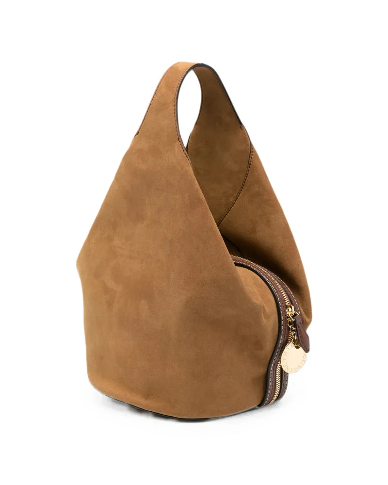 Stella McCartney Suede Effect Tote Bag — Brown Brown