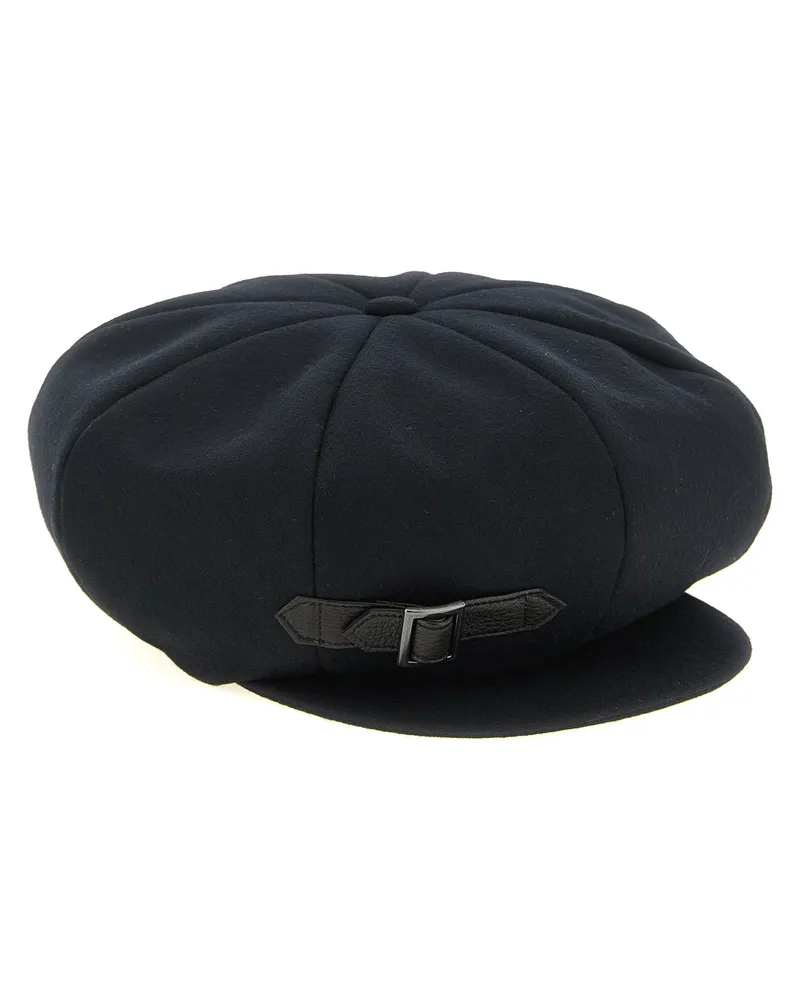 Yohji Yamamoto Men's Black Polyamide Cap (baseball Hat Black
