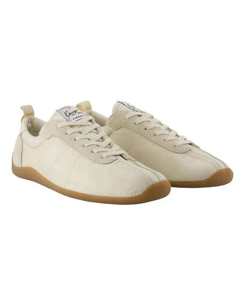 Kenzo Men's Striker Low Top Sneakers -  Synthetic Beige Shoes Beige