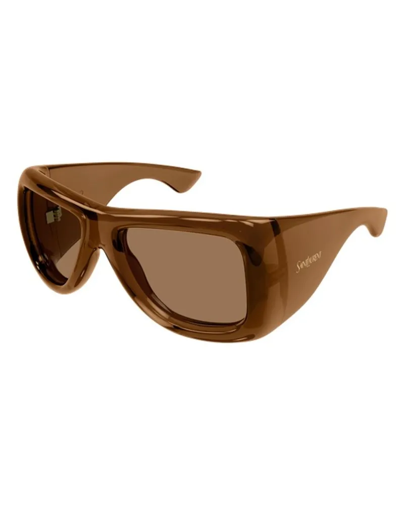 Saint Laurent SL902HOWL Sunglasses — Brown Brown