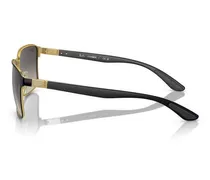0RB3721 Grey Gradient Sunglasses — Black
