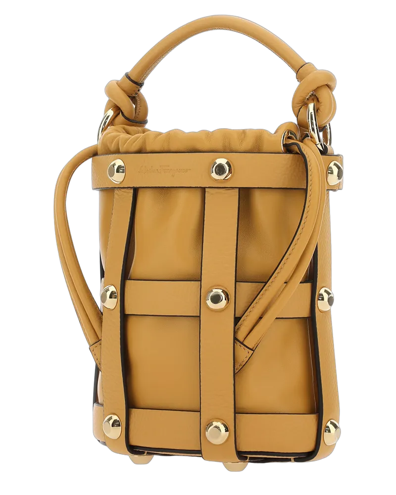 Ferragamo Languor Borse A Secchiello Bag Beige