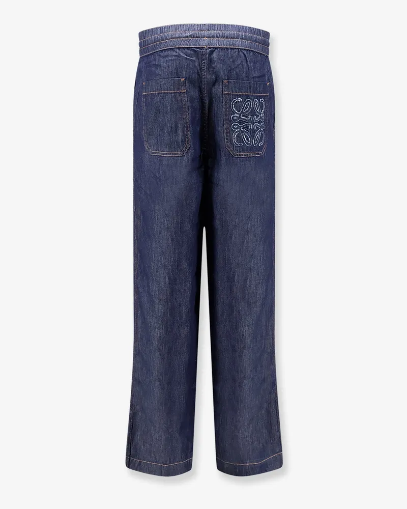 Loewe Men's Jeans Blue Cotton Blue