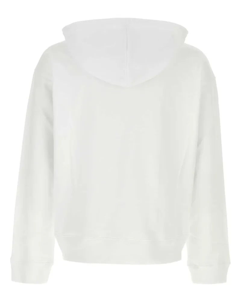 Moschino Men's White Cotton Sweatshirt Fantasiabianco Exterior: Felpe Sweater White