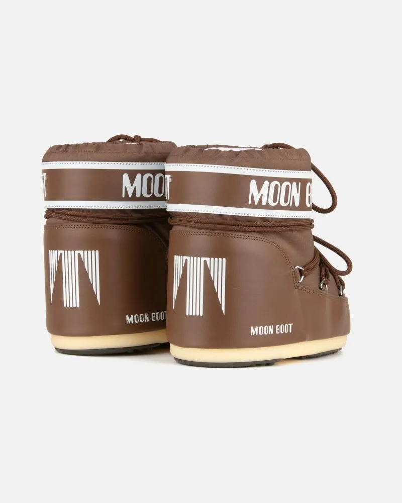 Moon Boot Logo-Cuff Boot — Brown Brown