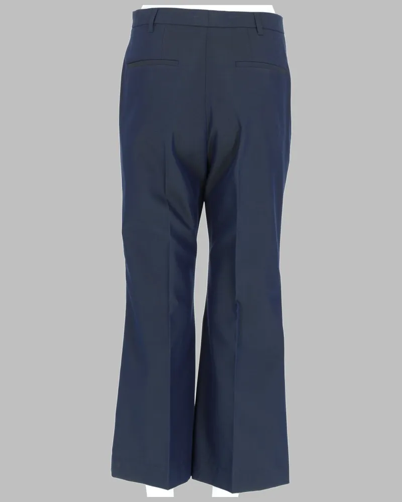 Golden Goose Cotton-Blend Trousers — Blue Blue