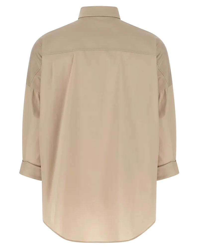 Brunello Cucinelli Women's Beige Cotton Blouse Beige