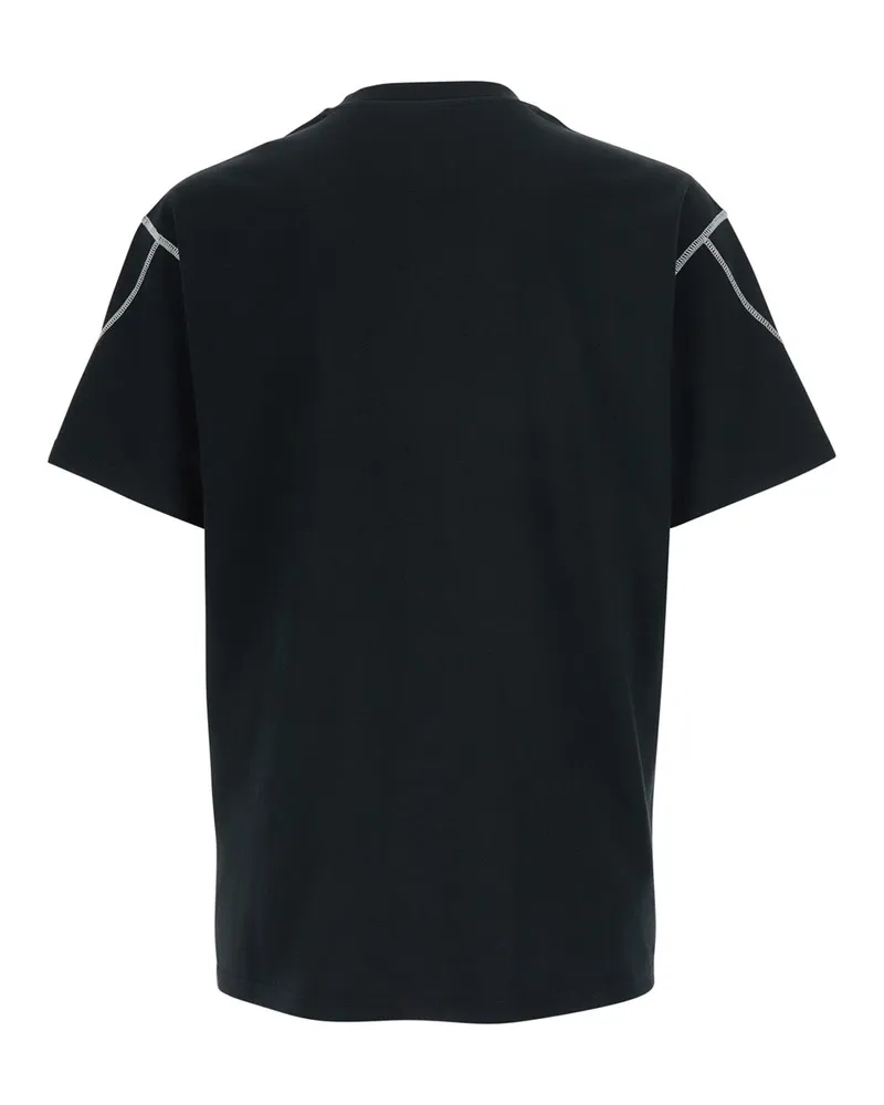 Givenchy Logo-Embroidered T-Shirt — Black Black