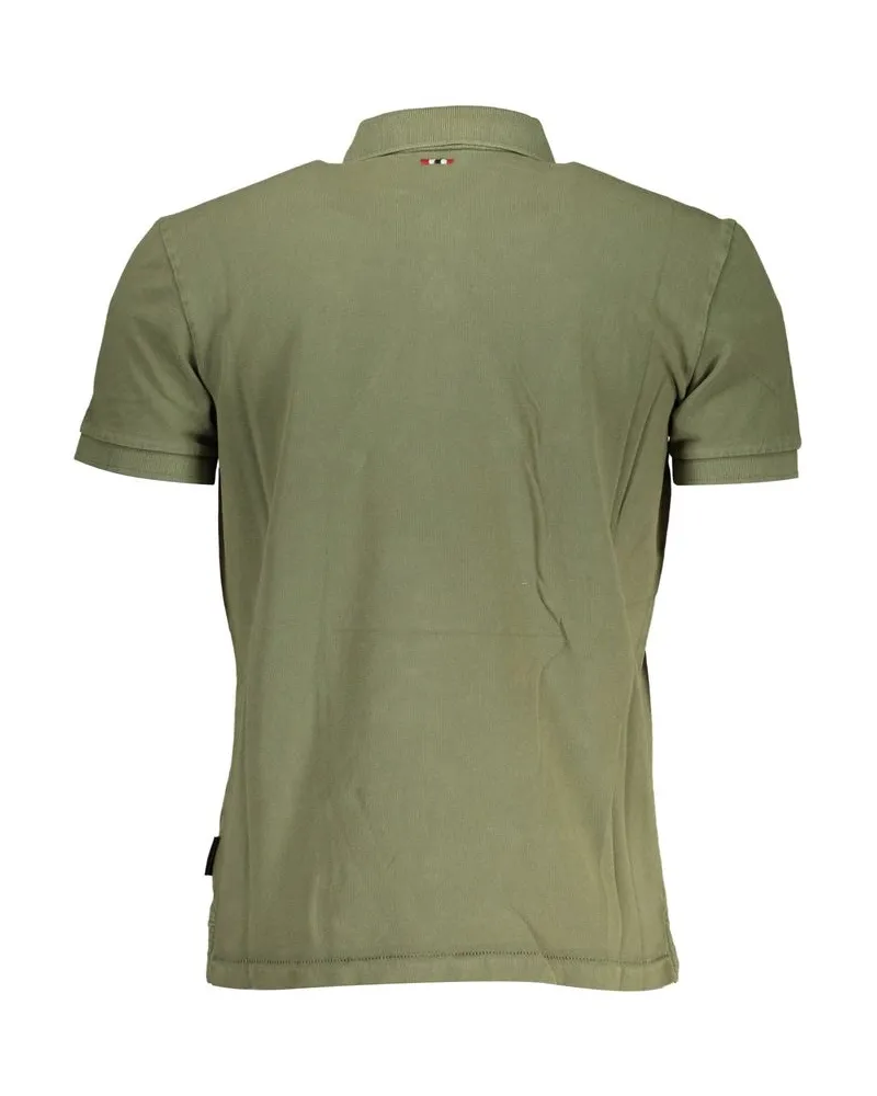 Napapijri Cotton Polo — Green Green