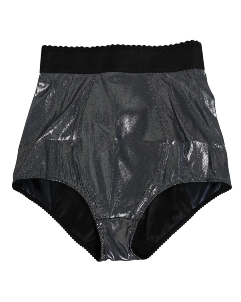 Dolce & Gabbana Women's Gray Silk Stretch Slip Girdle Panty Underwear 01+polyester Film Fiber+se Clothing Gray