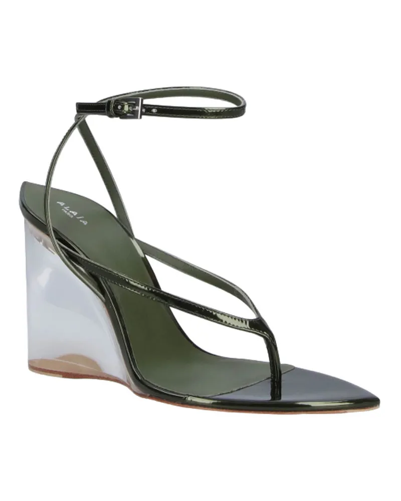 Alaïa Women's With Heel Green High Shoes Green
