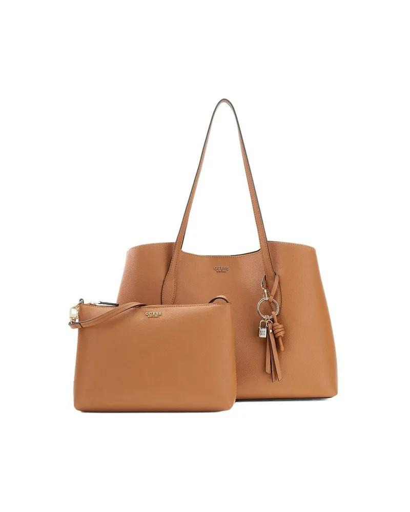 Guess Women's Tote Bag Caramel Polyurethane - Tote-Bags Caramel