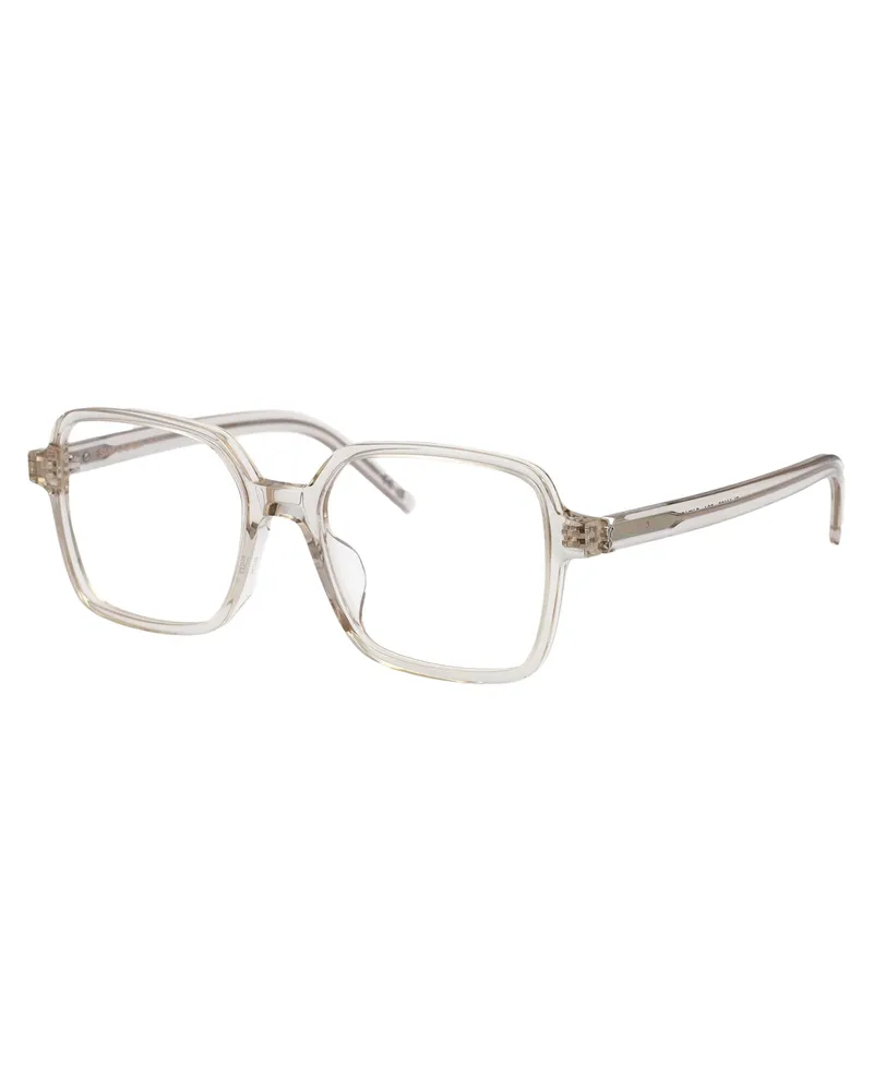 Saint Laurent Women's Sunglasses Slm139 Beige Acetate Beige-Beige-Transparent Glasses & Frames Beige/beige/transparent Beige