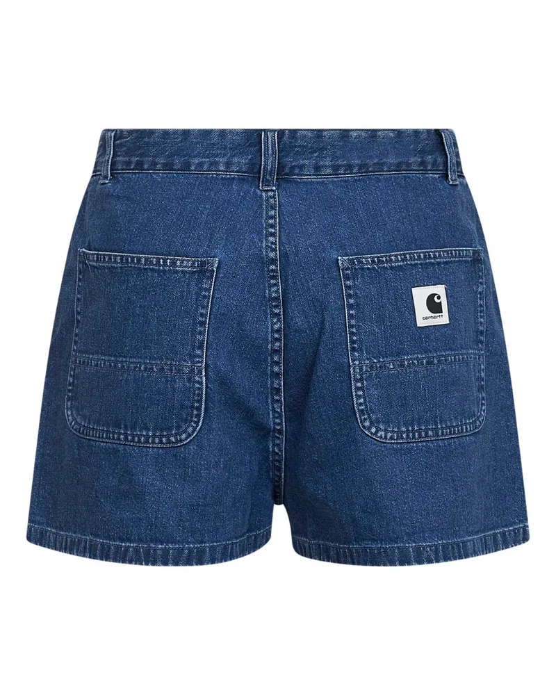Carhartt WIP High-Rise Denim Shorts — Blue Blue