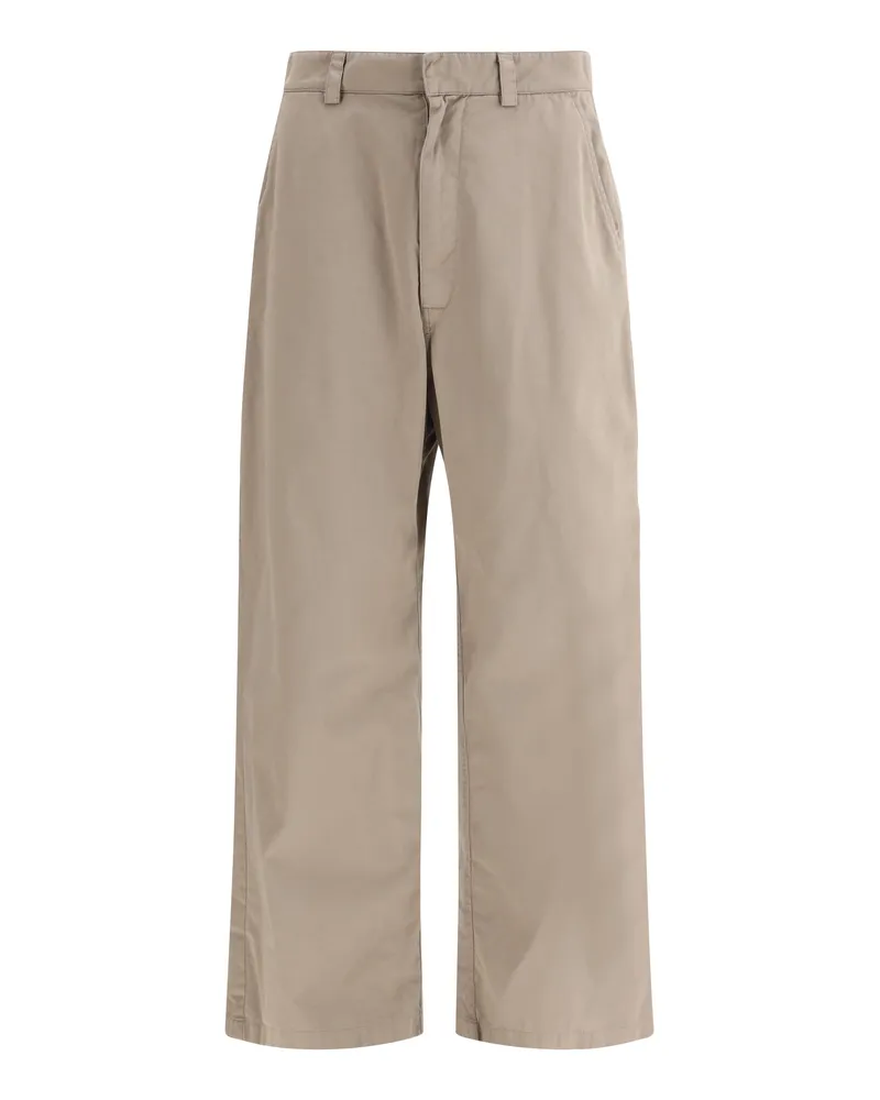 Balenciaga Men's Workwear Trousers New Beige Cotton Beige