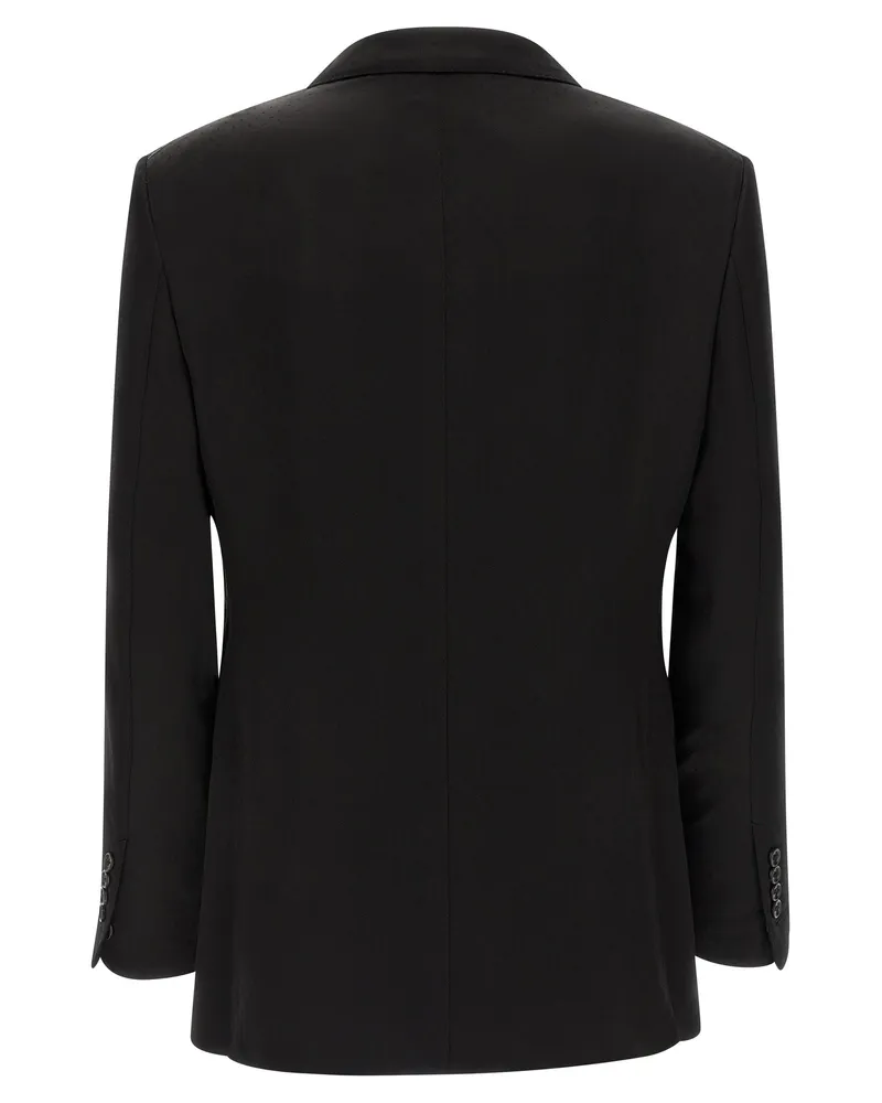 Tom Ford Men's Black Viscose Blazer Clothing Black