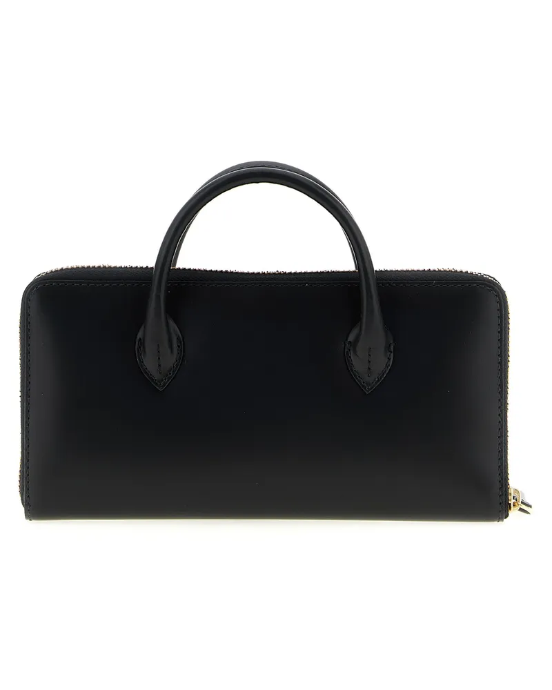 Comme des Garçons Unisex Black Cowhide Cardholder Accessory Black