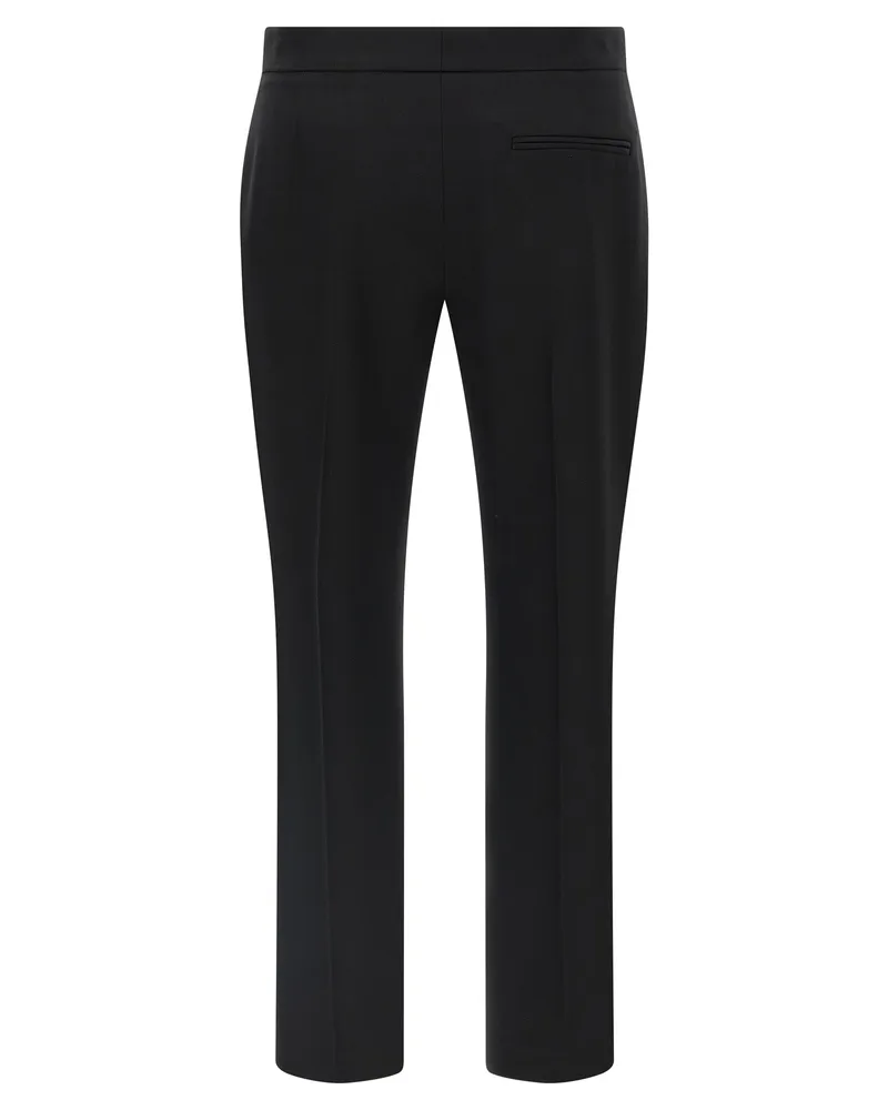 Alexander McQueen Women's Black Wool Dress Pants Black