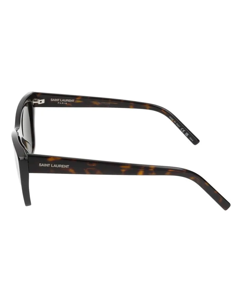 Saint Laurent Women's Sunglasses Sl 276 Mica 033 Havana Grey 16-145 Acetate Black