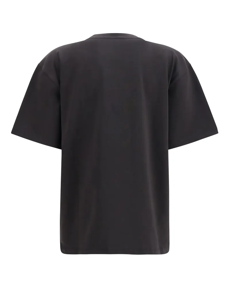 Ganni Women's T-Shirt Tiger Phantom Cotton T-Shirts & Jerseys Black