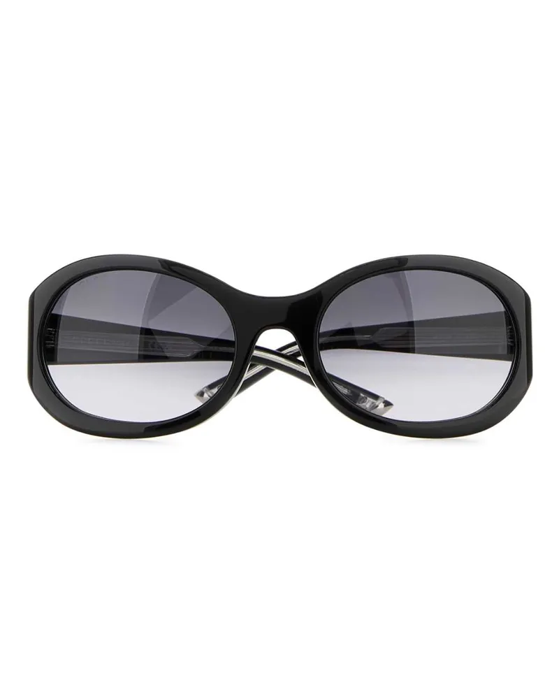Gucci Women's Black Acetate Sunglasses Blackblackgrey Exterior: Occhiali Da Sole Black