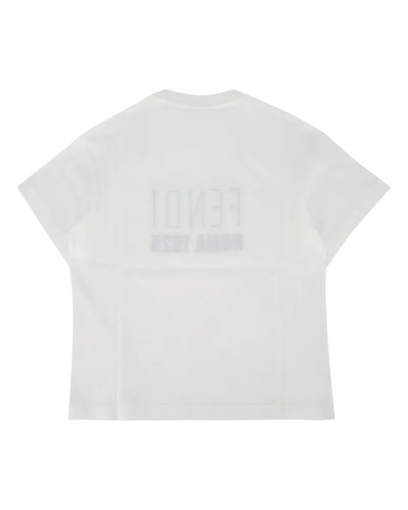 Fendi Jersey T-Shirt — White White